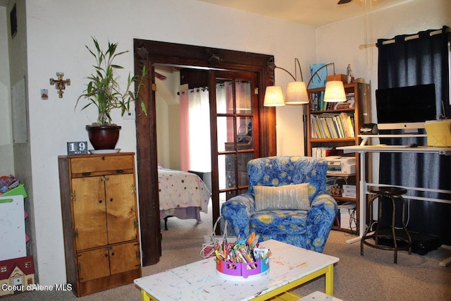 503 E 3rd Ave, Post Falls, ID 83854 - sitting room featuring carpet floors and ceiling fan