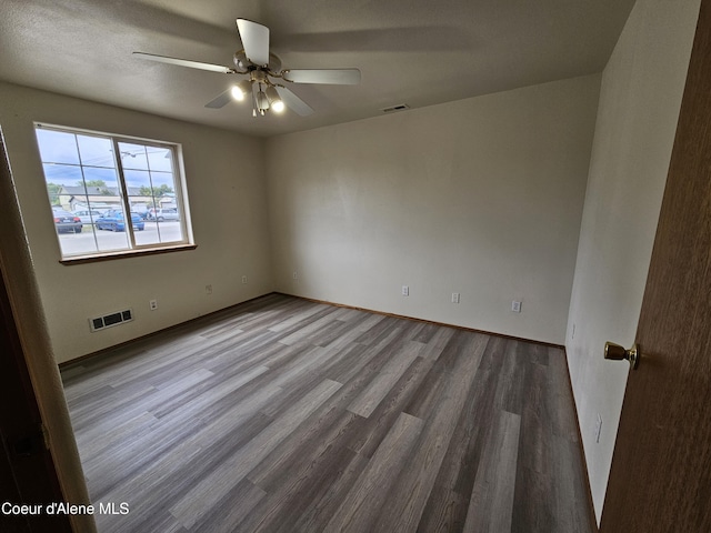 503 E Railroad Ave, Post Falls, ID 83854 - unfurnished room with wood finished floors and ceiling fan