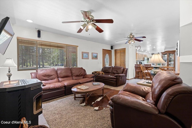 174 Where Its At Rd, Athol, ID 83801 - living room with ceiling fan