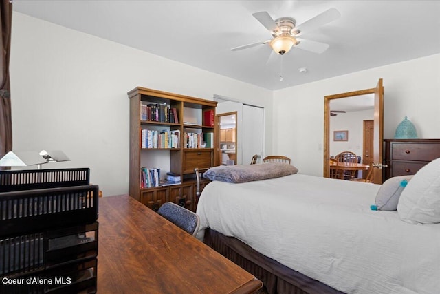 174 Where Its At Rd, Athol, ID 83801 - bedroom featuring a ceiling fan