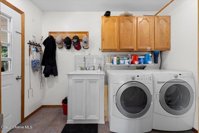 174 Where Its At Rd, Athol, ID 83801 - laundry room with cabinet space, independent washer and dryer, and tile patterned flooring