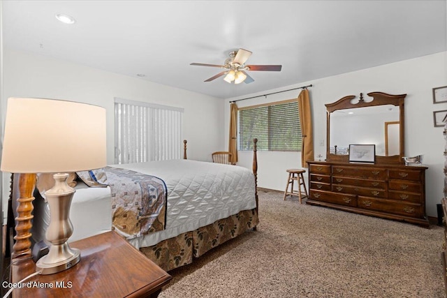 174 Where Its At Rd, Athol, ID 83801 - bedroom featuring carpet flooring and a ceiling fan