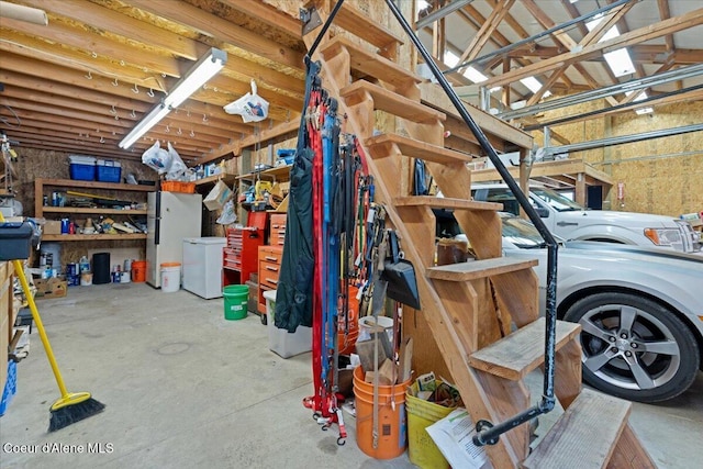 174 Where Its At Rd, Athol, ID 83801 - basement featuring a garage and a workshop area