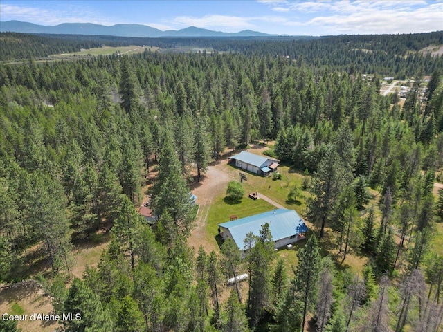 174 Where Its At Rd, Athol, ID 83801 - view from above of property featuring a mountain backdrop