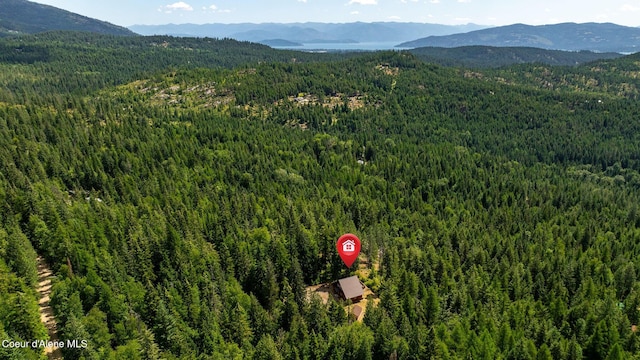 1911 Carr Creek Rd, Sandpoint, ID 83864 - bird's eye view of a forest and a mountainous background