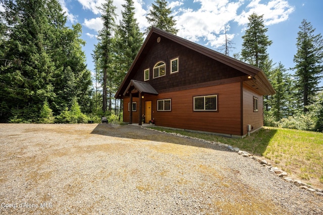 1911 Carr Creek Rd, Sandpoint, ID 83864 - rustic home featuring driveway