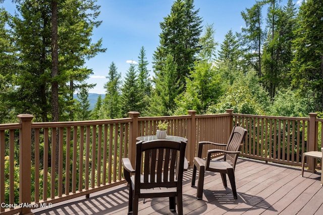 1911 Carr Creek Rd, Sandpoint, ID 83864 - view of wooden deck