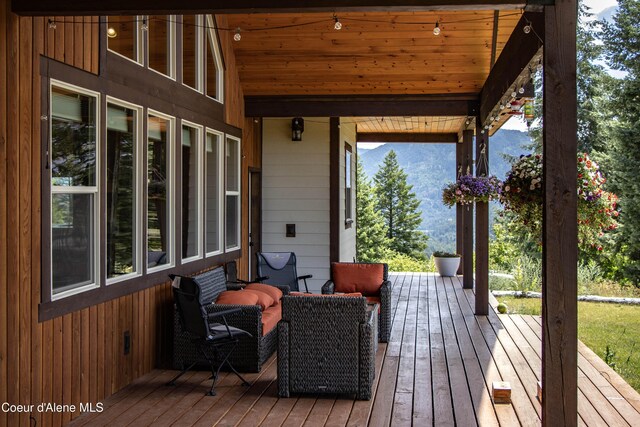 1010 Mc Quade Gulch Dr, Clark Fork, ID 83811 - view of deck