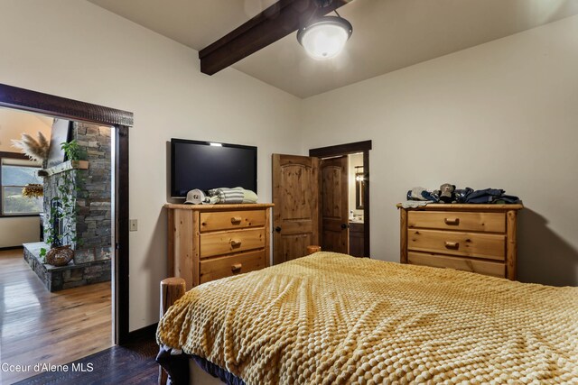 1010 Mc Quade Gulch Dr, Clark Fork, ID 83811 - bedroom with wood finished floors
