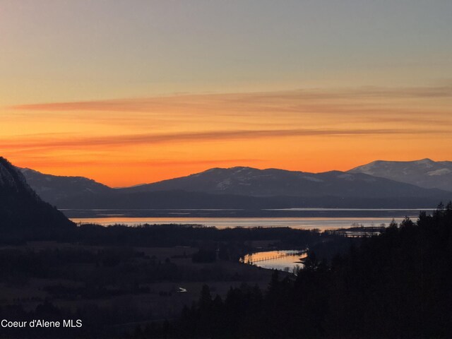 1010 Mc Quade Gulch Dr, Clark Fork, ID 83811 - mountain view with a large body of water