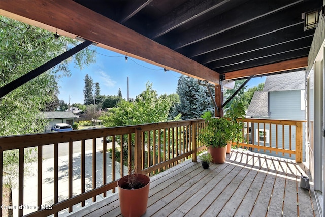 1106 Larch St Unit A, Sandpoint, ID 83864 - view of wooden terrace