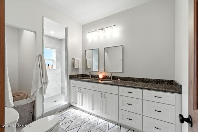 1106 Larch St Unit A, Sandpoint, ID 83864 - full bathroom featuring double vanity and a walk in shower