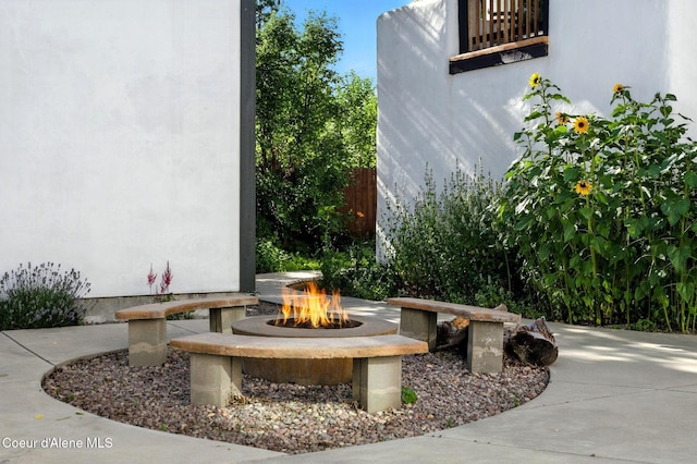 1106 Larch St Unit A, Sandpoint, ID 83864 - view of community with a fire pit