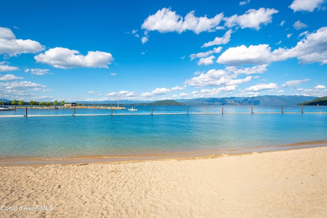 1106 Larch St Unit A, Sandpoint, ID 83864 - water view with a mountainous background