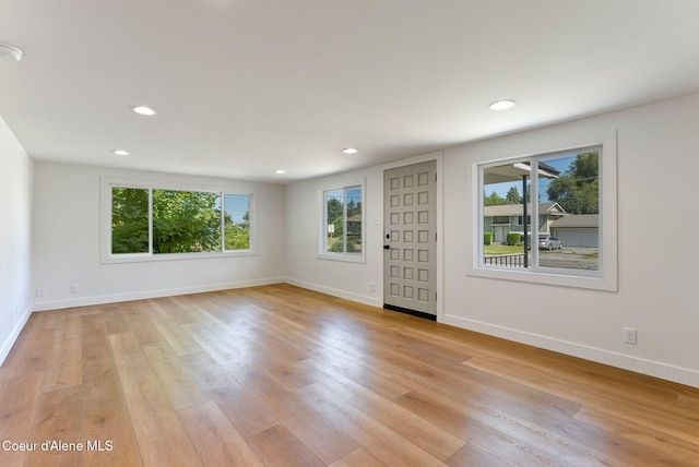15116 E 4th Ave, Veradale, WA 99037 - spare room featuring light wood-style floors and recessed lighting