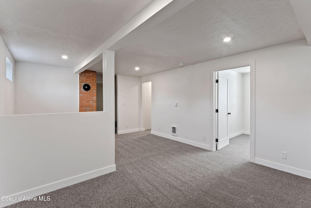 15116 E 4th Ave, Veradale, WA 99037 - carpeted spare room featuring a textured ceiling and recessed lighting