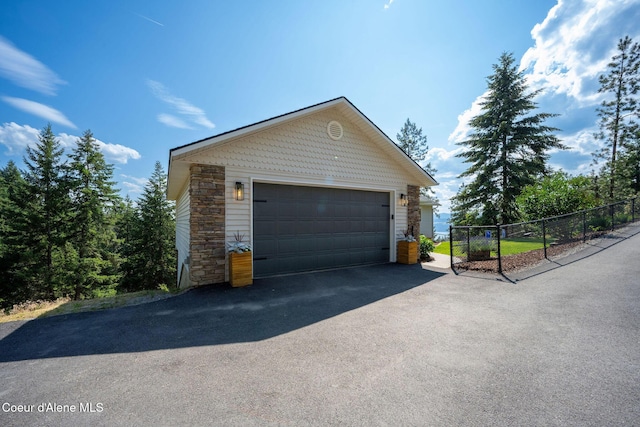1273 S Grouse Meadow Dr, Coeur Dalene, ID 83814 - view of detached garage