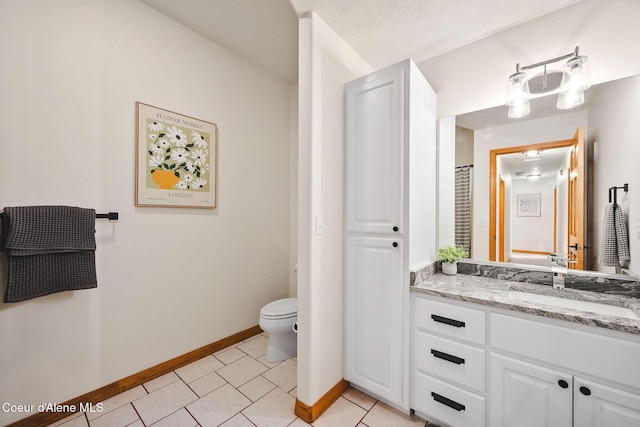 1273 S Grouse Meadow Dr, Coeur Dalene, ID 83814 - full bath with vanity and tile patterned floors