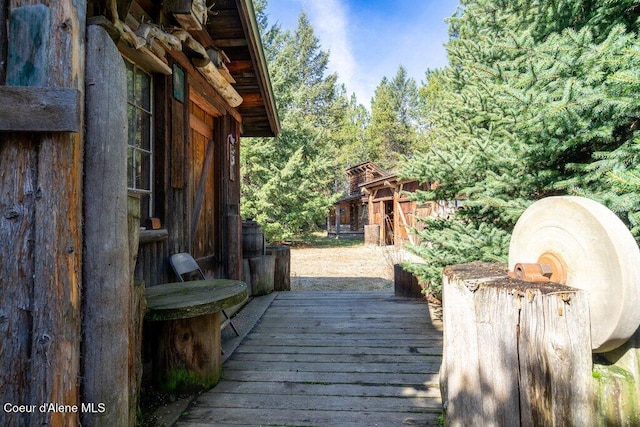 72 Hank Allen Way, Blanchard, ID 83804 - view of wooden deck