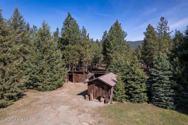 72 Hank Allen Way, Blanchard, ID 83804 - aerial view of property and surrounding area with a forest