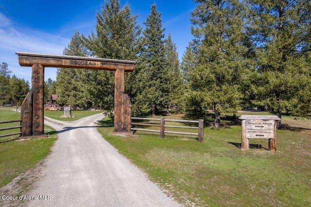 72 Hank Allen Way, Blanchard, ID 83804 - view of dirt / gravel road