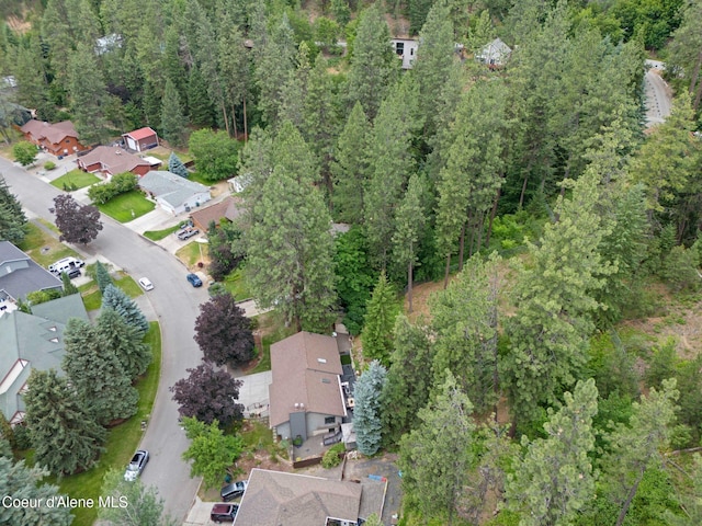 3011 E Fernan Ct, Coeur Dalene, ID 83814 - aerial overview of property's location featuring nearby suburban area