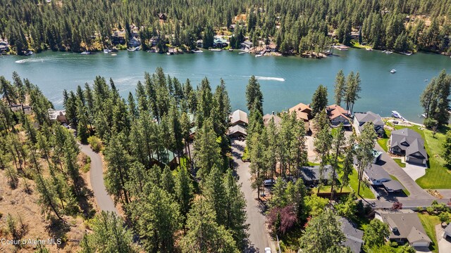 515 S Idaho St, Post Falls, ID 83854 - aerial view of residential area with a nearby body of water