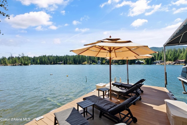 515 S Idaho St, Post Falls, ID 83854 - dock featuring a water view