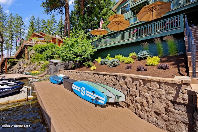 515 S Idaho St, Post Falls, ID 83854 - dock with stairs