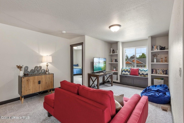 1546 N Tatum Dr, Post Falls, ID 83854 - living area with carpet and a textured ceiling