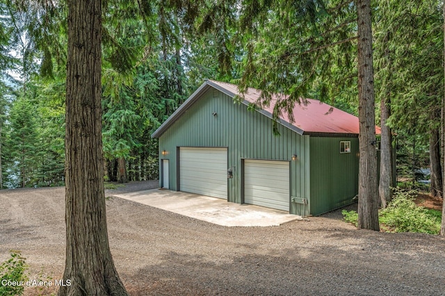 512 River Dr, Clark Fork, ID 83811 - view of garage