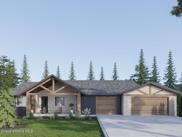 L1B1 Sylvan Rd, Athol, ID 83801 - view of front of property featuring covered porch and a front lawn