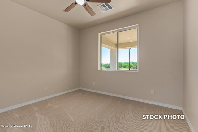 L1B1 Sylvan Rd, Athol, ID 83801 - empty room with light colored carpet and ceiling fan