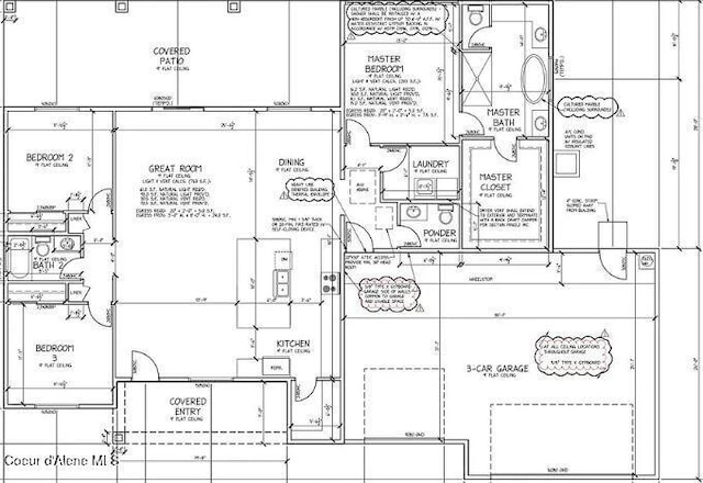 L1B1 Sylvan Rd, Athol, ID 83801 - view of property floor plan