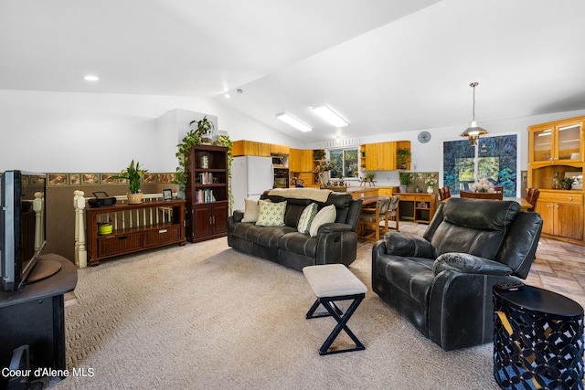 2711 S Carpenter Loop, Post Falls, ID 83854 - living room with vaulted ceiling