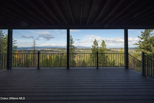 5969 W Highland Dr, Coeur Dalene, ID 83814 - view of wooden deck