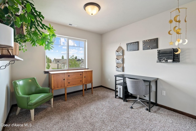 6595 W Covenant St, Rathdrum, ID 83858 - carpeted office space featuring baseboards