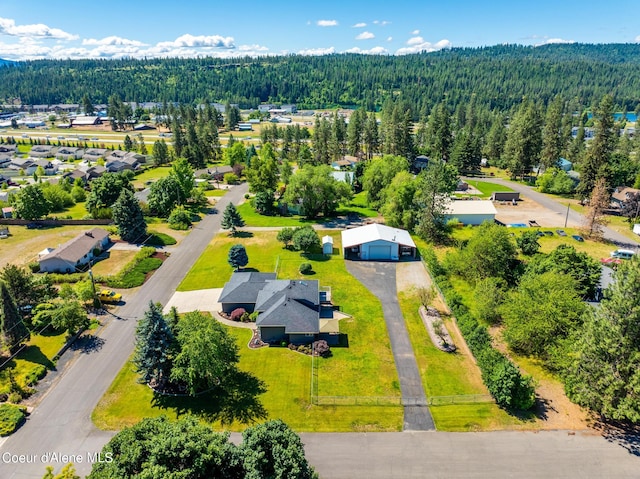 3206 N Lodgepole Rd, Coeur Dalene, ID 83815 - drone / aerial view of a heavily wooded area