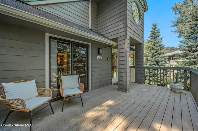 5653 W Racquet Rd, Rathdrum, ID 83858 - view of wooden terrace