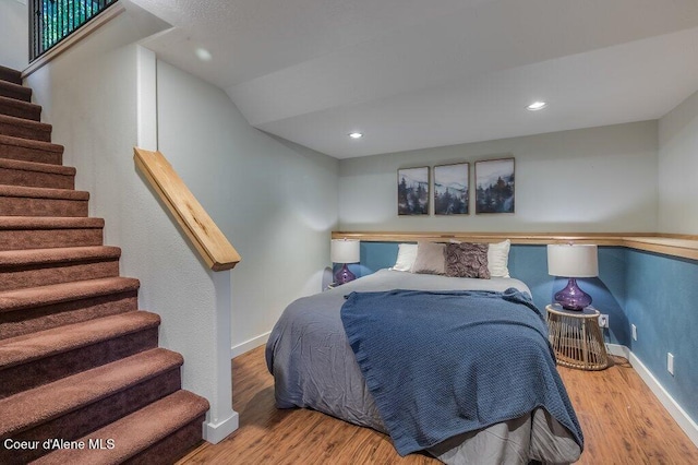 5653 W Racquet Rd, Rathdrum, ID 83858 - bedroom featuring wood finished floors and recessed lighting