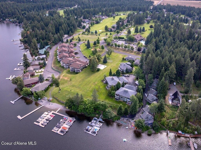 5653 W Racquet Rd, Rathdrum, ID 83858 - view of property location featuring a large body of water and numerous boat docks
