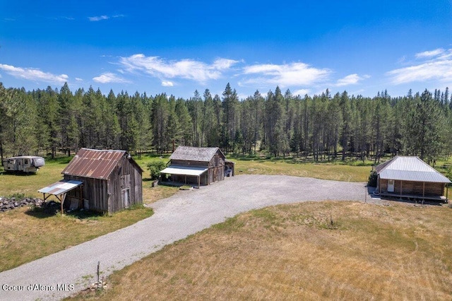 17320 E Perimeter Rd, Athol, ID 83801 - view of subject property with a forest