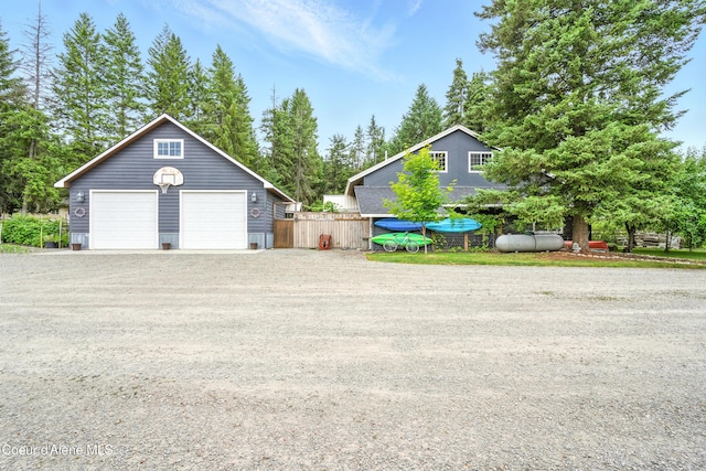 80 Half Cir, Priest River, ID 83856 - detached garage with view of scattered trees
