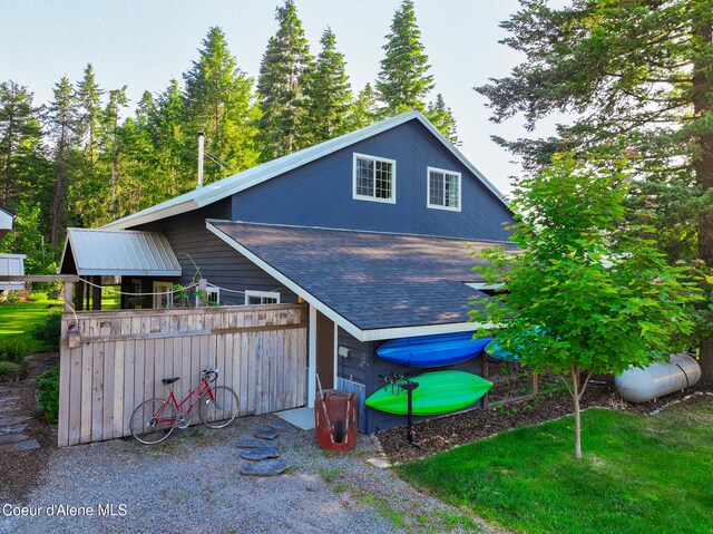 80 Half Cir, Priest River, ID 83856 - view of front facade featuring a shingled roof