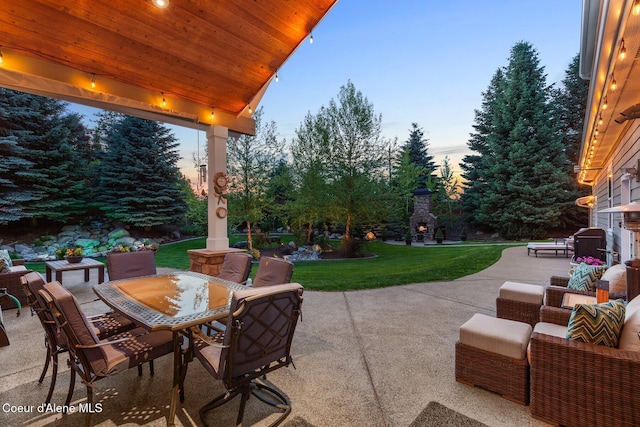 12155 N Yearling Cir, Hayden, ID 83835 - view of patio featuring outdoor dining area