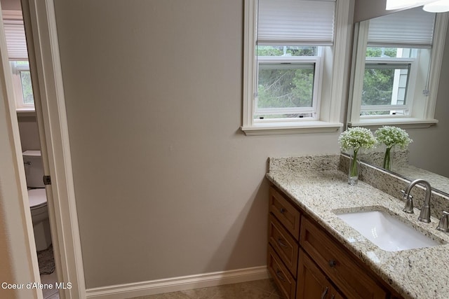 12155 N Yearling Cir, Hayden, ID 83835 - bathroom with vanity and tile patterned floors