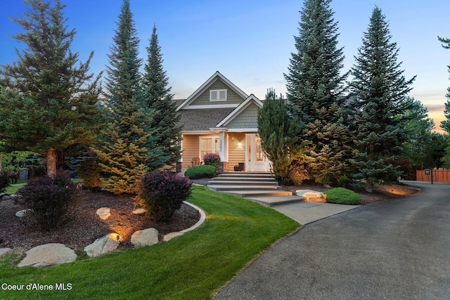 12155 N Yearling Cir, Hayden, ID 83835 - view of front of home with a front lawn