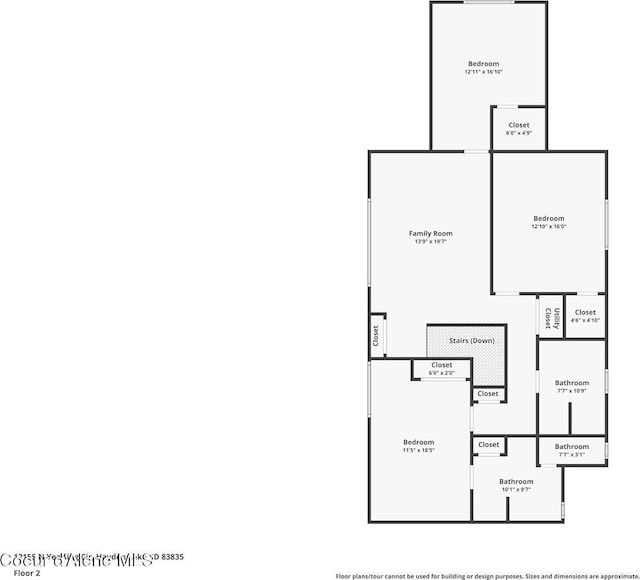 12155 N Yearling Cir, Hayden, ID 83835 - view of floor plan / room layout