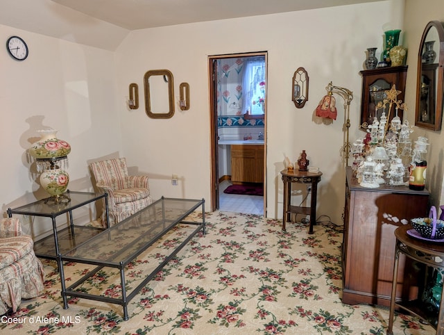 6702 Kelso Lake Rd, Athol, ID 83801 - living area with vaulted ceiling
