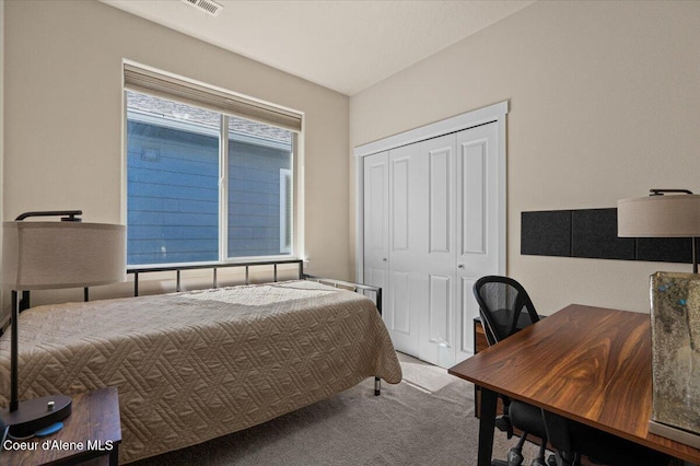 1232 W Grove Way, Coeur Dalene, ID 83815 - bedroom with a closet, carpet flooring, and an office area